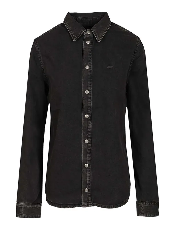 Denim Shirt Shirts Black - Diesel