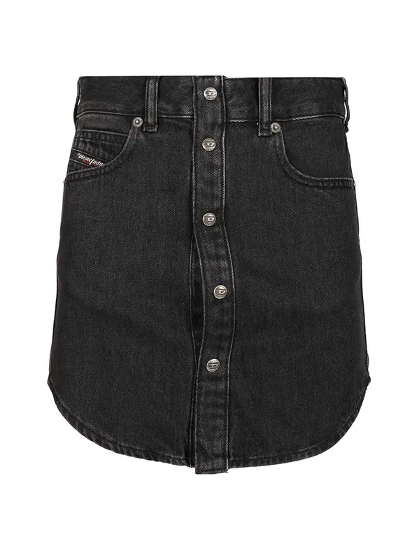 De-Ard Miniskirt Jackets Black