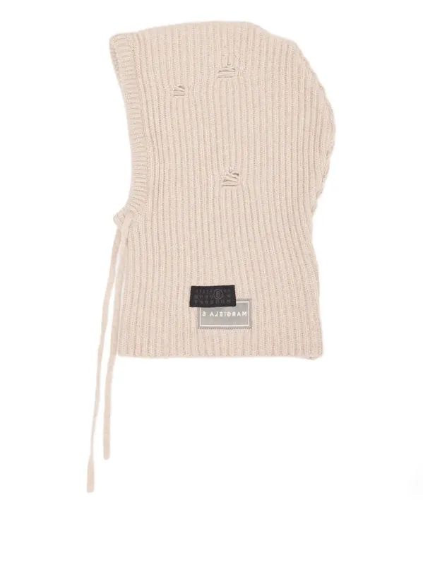 Ribbed Balaclava - MM6 Maison Margiela