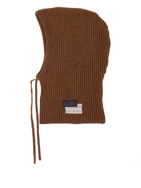 Ribbed Balaclava - MM6 Maison Margiela