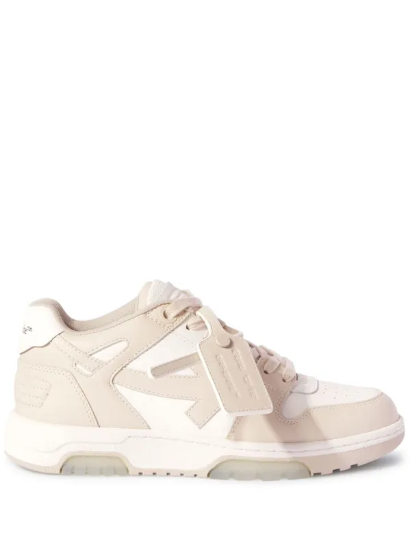 Out Of Office Leather Sneakers - Off-White