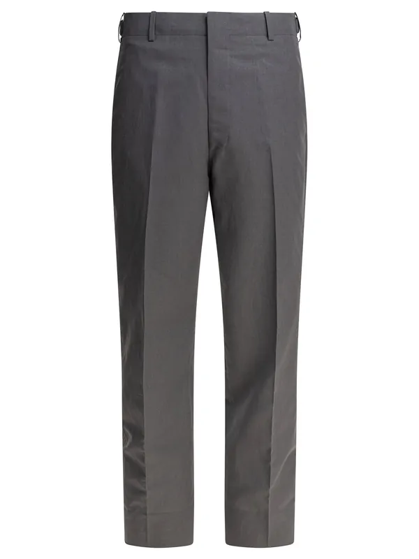 Wool And Paper Tailored Pants Trousers Grey - Kaptain Sunshine