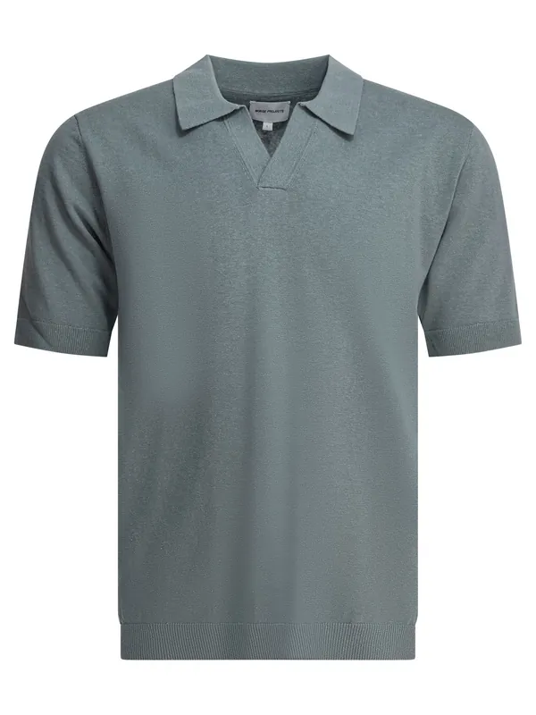 Leif Polo Shirts Blue - Norse Projects