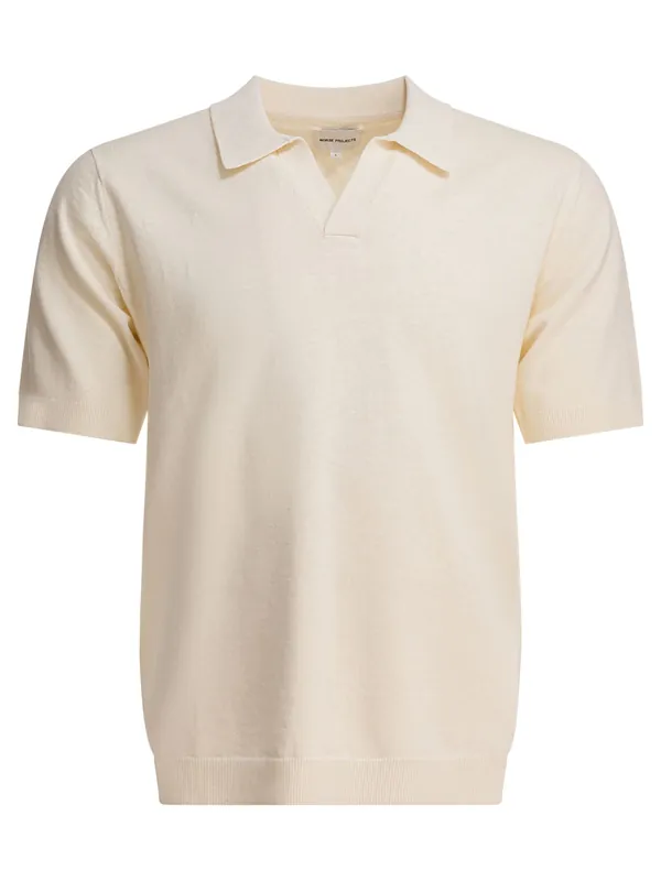 Leif Polo Shirts White - Norse Projects