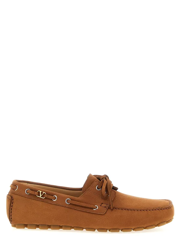Driver Fastaway Loafers Brown - Valentino Garavani