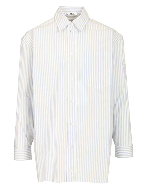 Striped Shirt Shirts Blue - Acne Studios