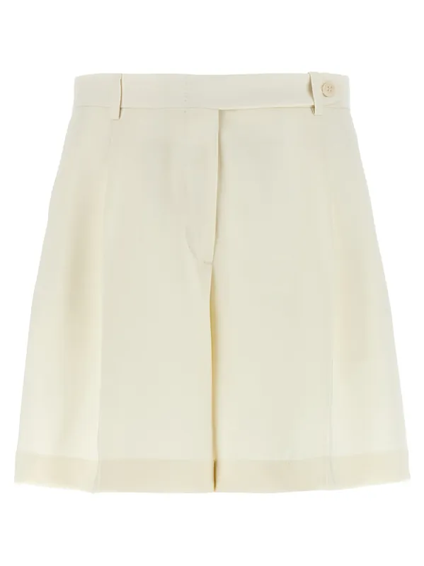 Gaia Bermuda And Short White - Brioni