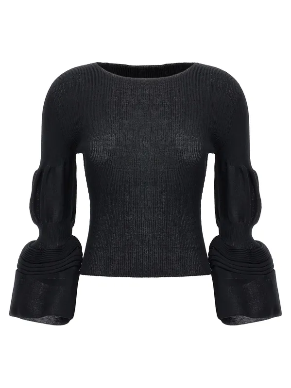 Assemblage Branch Tops Black - Issey Miyake