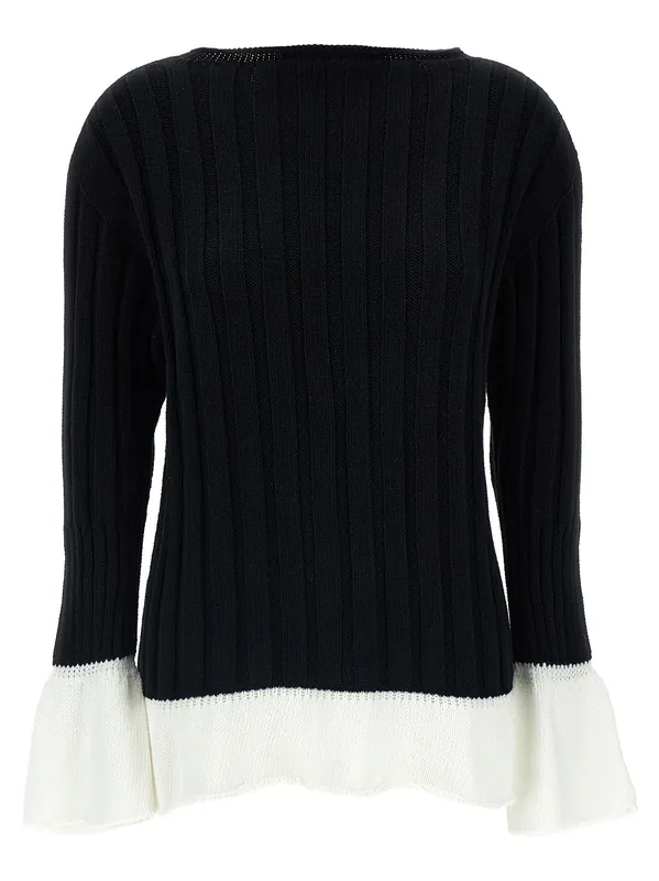 Behind The Scenes Sweaters And Cardigans White/Black - Issey Miyake