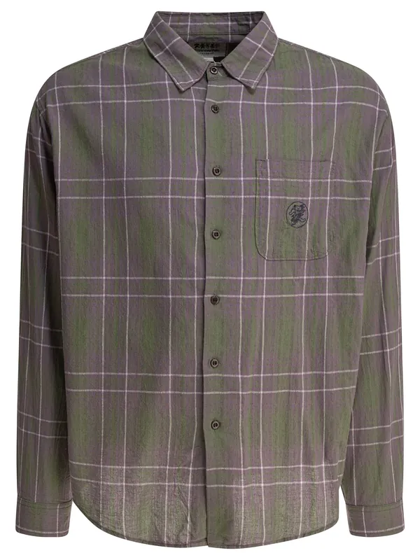 Check Shirt Shirts Green - Thisisneverthat®