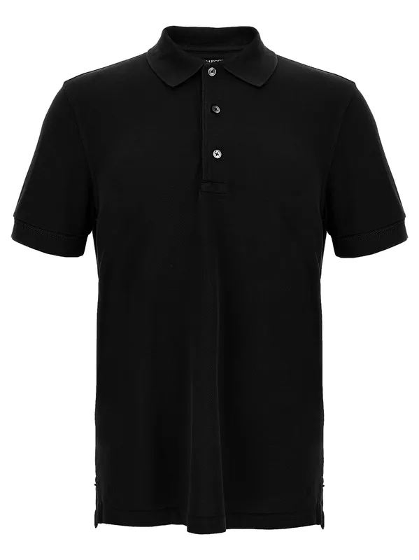Piqué Shirt Polo Black - Tom Ford