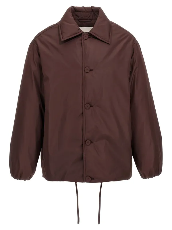 Down Blouson 08 Puffer Jackets Brown - Jil Sander