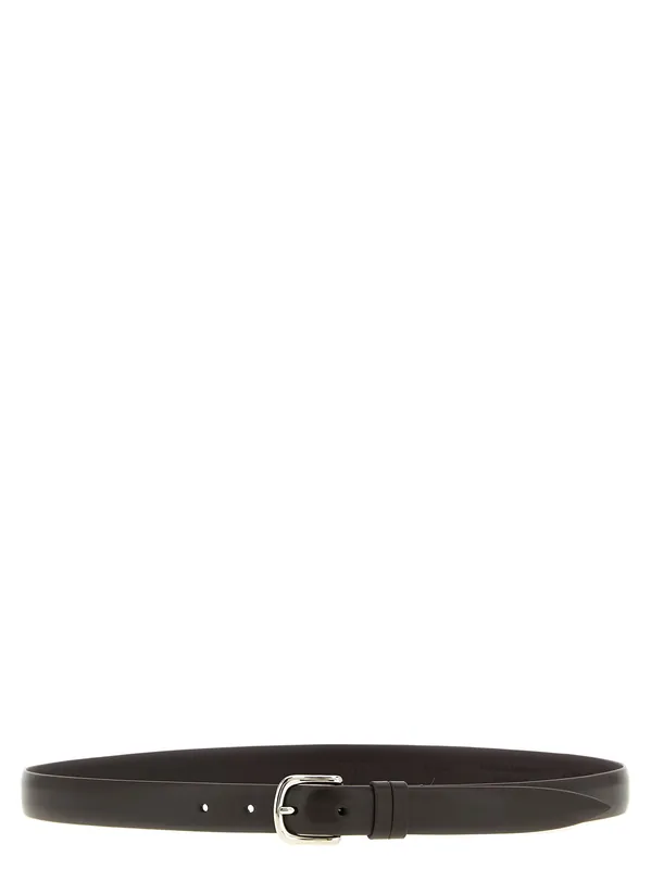Leather Belt Belts Brown - Zerbini Claudio
