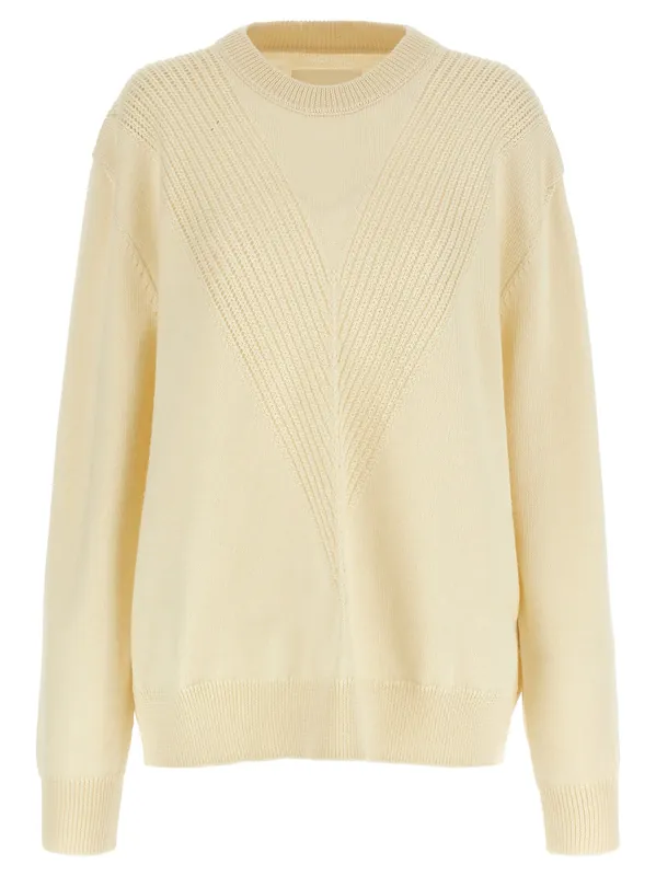 Wool Sweater Sweaters And Cardigans White - Jil Sander