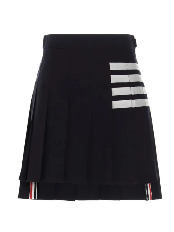 4 Bar Skirts Blue - Thom Browne