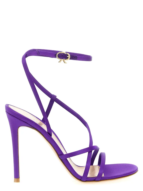 Orchid Sandals Purple - Gianvito Rossi