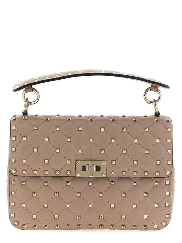 Rockstud Spike Shoulder Bags Pink - Valentino Garavani