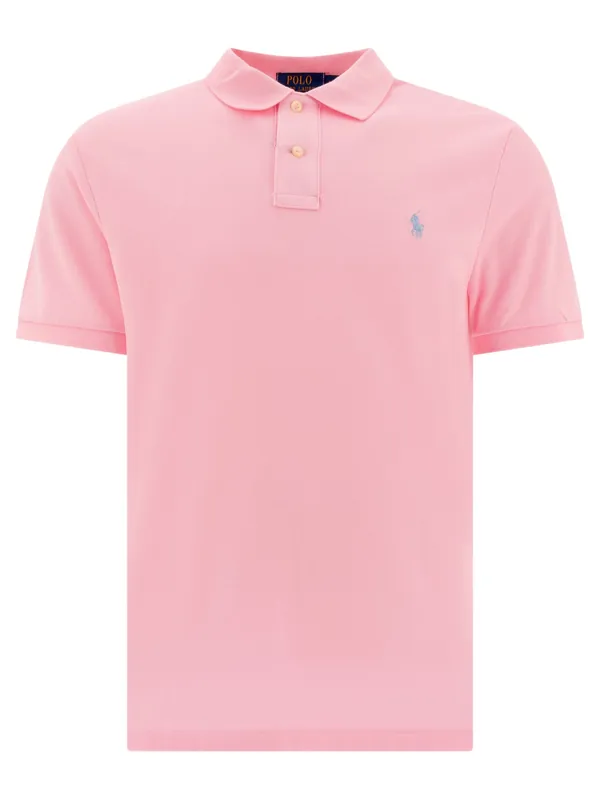 Pique Polo Shirt Polo Shirts Pink - Polo Ralph Lauren