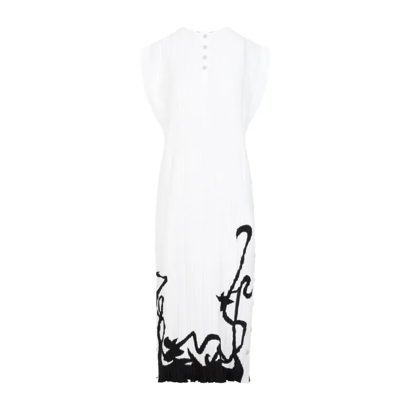 Midi Dresses White - Lanvin