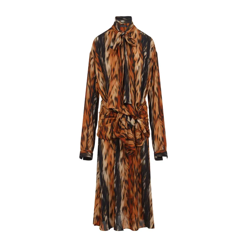 Midi Dresses Brown - Balenciaga