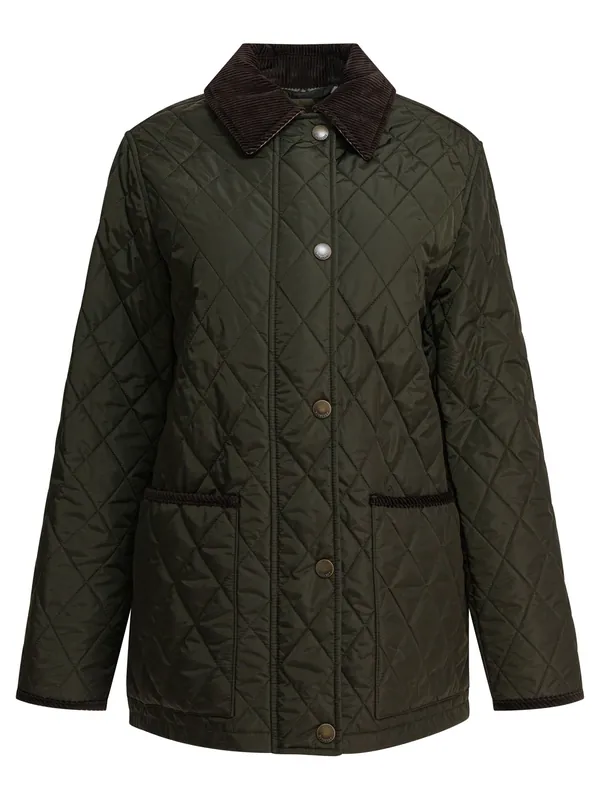 Quilted Jacket Jackets And Coats Green - Burberry