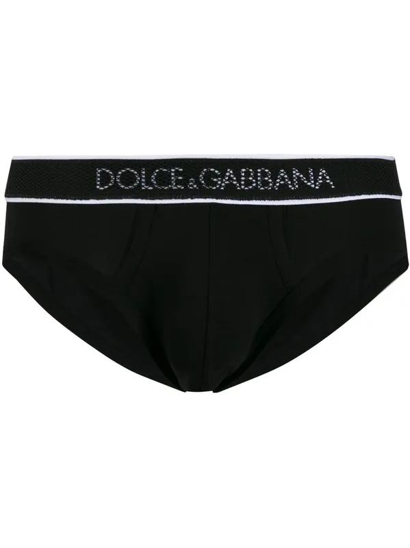 Briefs With Logo - Dolce & Gabbana