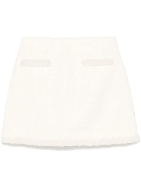 Miniskirt With Decoration - Self-Portrait