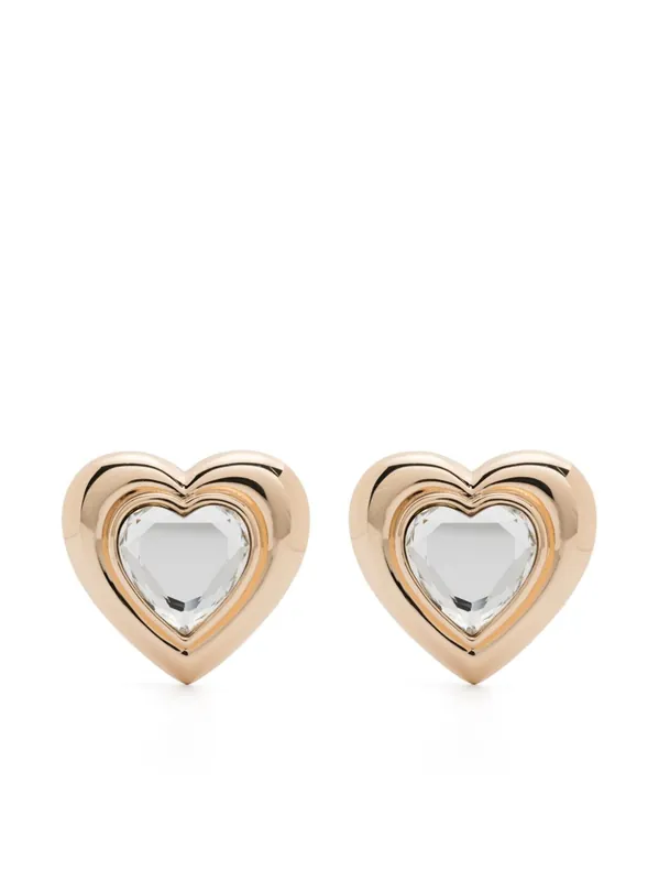 Earrings With Crystals - Self-Portrait