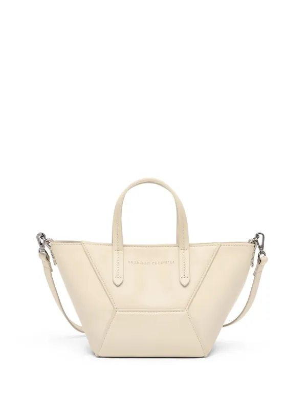 Leather Tote Bag - Brunello Cucinelli