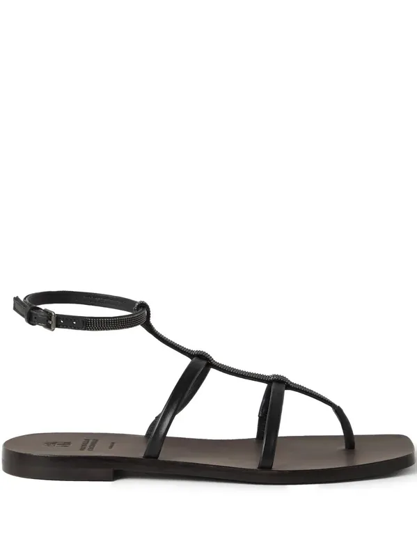 Leather Sandals - Brunello Cucinelli