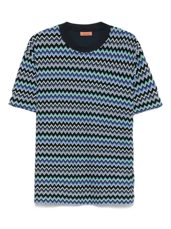 Zigzag Print T-Shirt