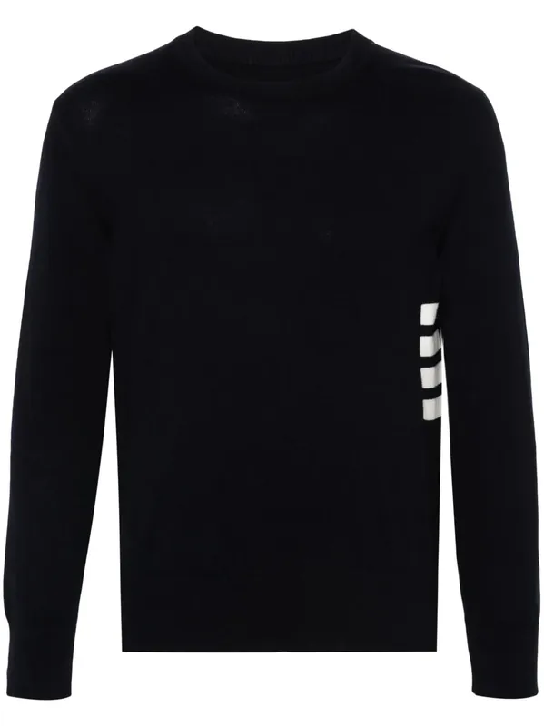 4-Stripe Detail Sweater