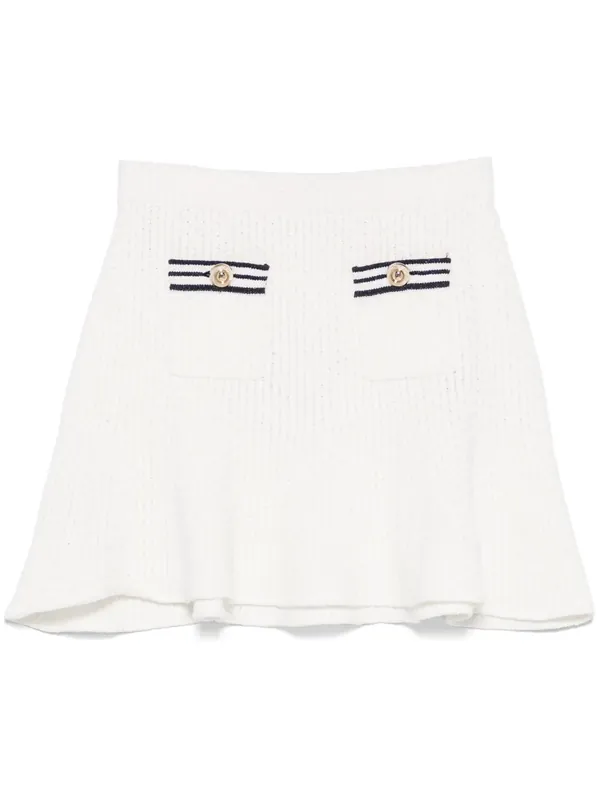 Knitted Mini Skirt - Self-Portrait