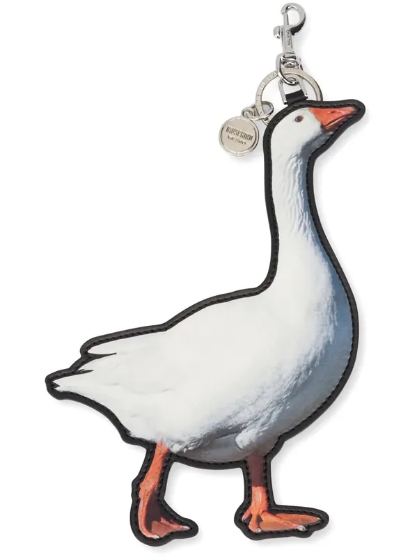 Pouch With Goose Motif - Moschino