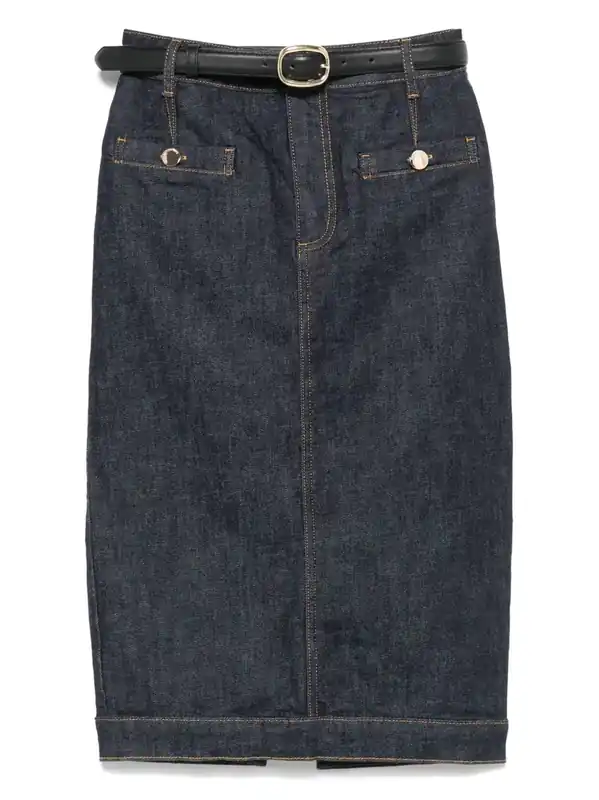 Denim Skirt - Self-Portrait
