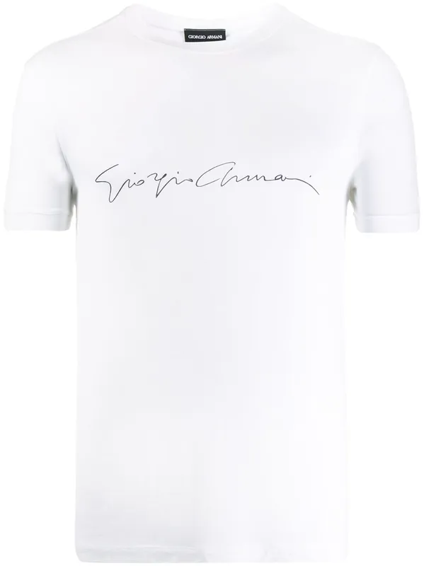 Asv Stretch-Viscose T-Shirt With Signature Logo