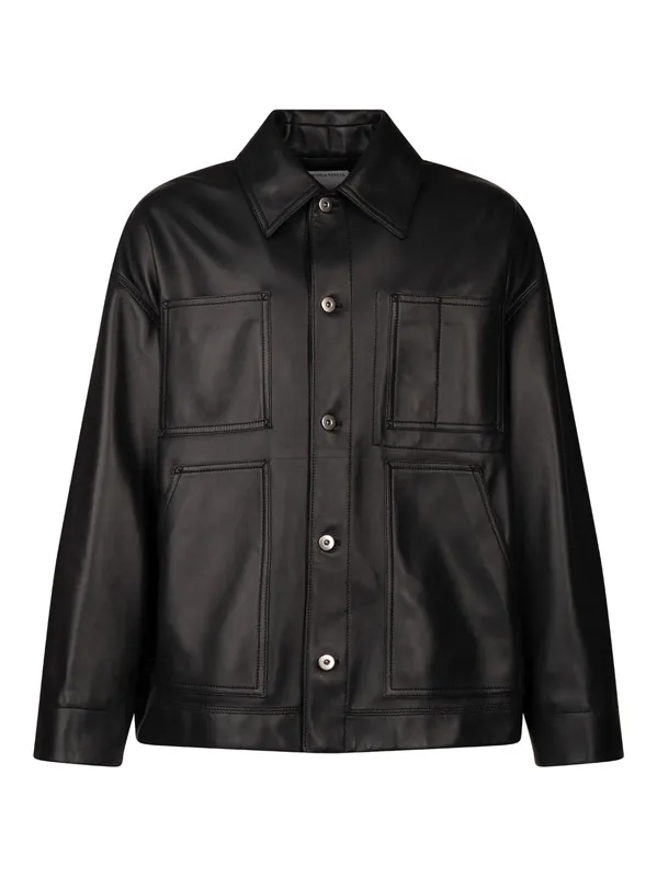 Leather Jacket - Bottega Veneta