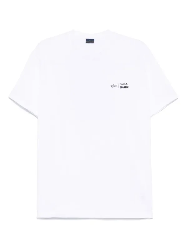 Ocean Print Cotton T-Shirt