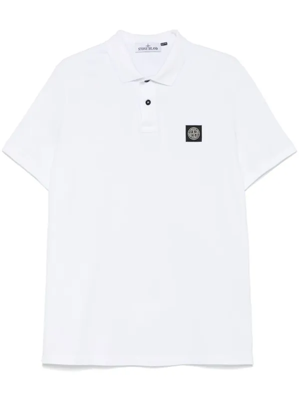 Slim Fit Stretch Cotton PiquÉ Polo Shirt - Stone Island