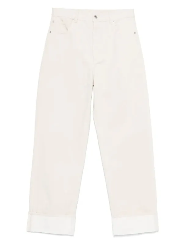 Back Print Straight Leg Jeans - Bottega Veneta