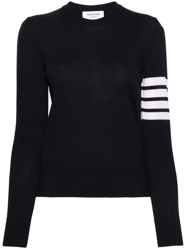 Wool 4-Bar Relaxed Pullover