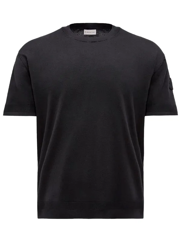 Silk & Cotton Knit T-Shirt