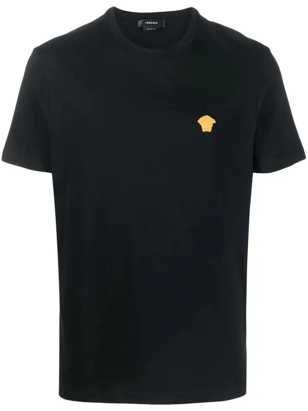 T-Shirt With Medusa Embroidery
