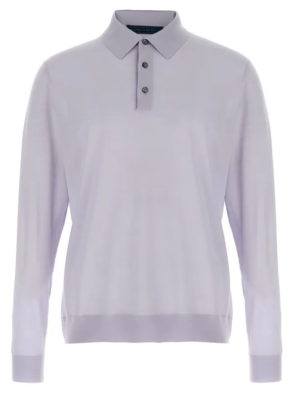 Ciro Polo Light Blue - Kiton