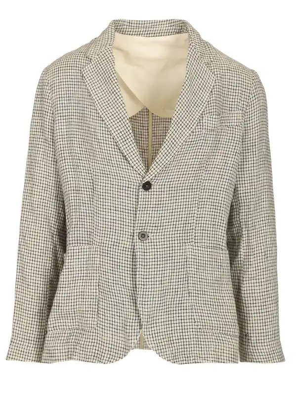 Single-Breasted Jacket Coats Beige