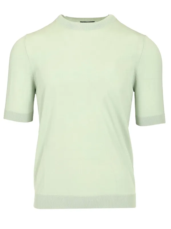 Slim Fit T-Shirt Knitwear Green