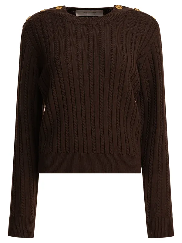Ofra Knitwear Brown - Golden Goose