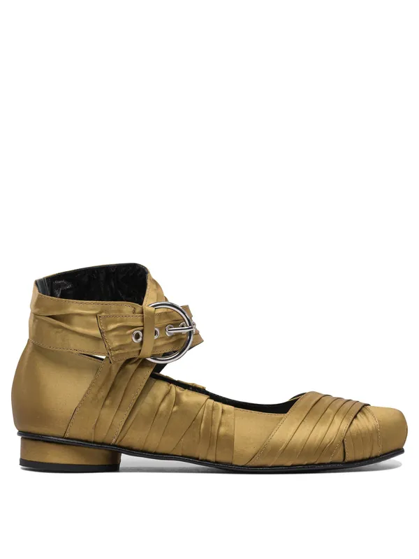 Volant Ballerinas Gold - Alohas