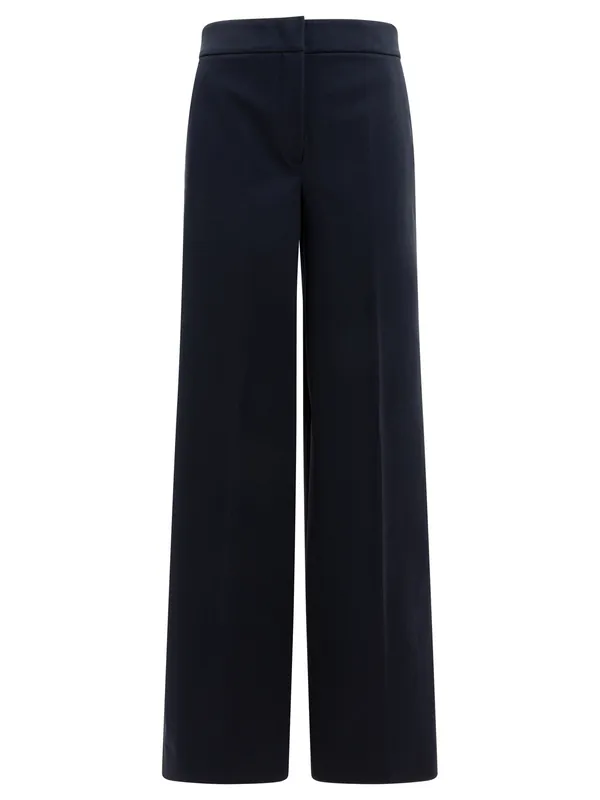 Straight-Leg Trousers Blue