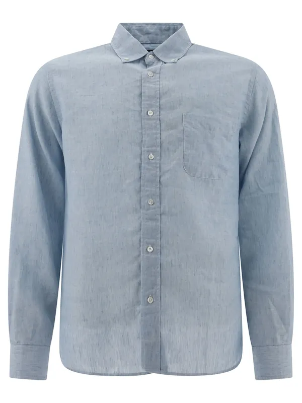 Coolmax® Casual Shirt Shirts Blue - Beams Plus